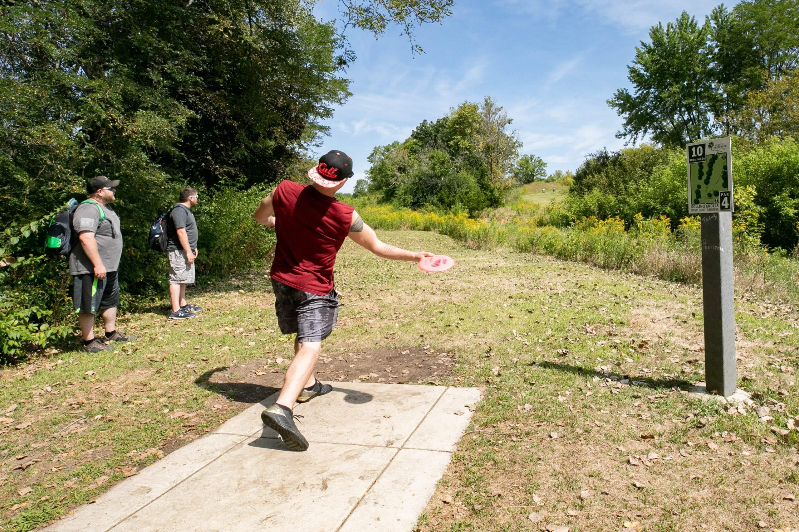 Disc Golf at Rolling Knolls Forest Preserve