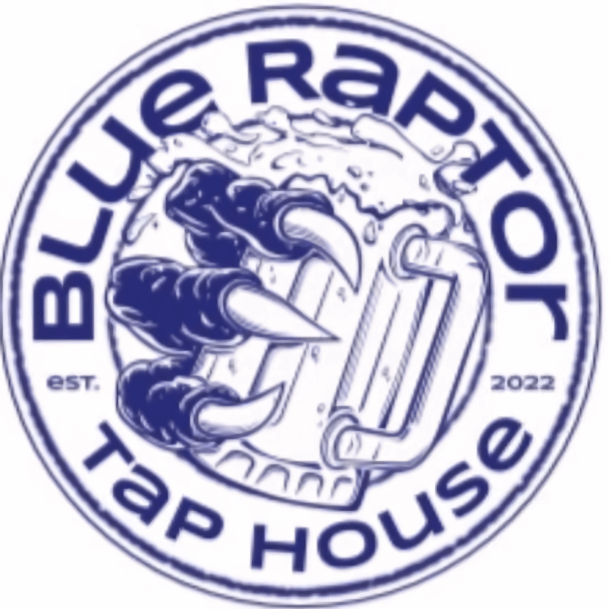 Blue Raptor Tap House Logo