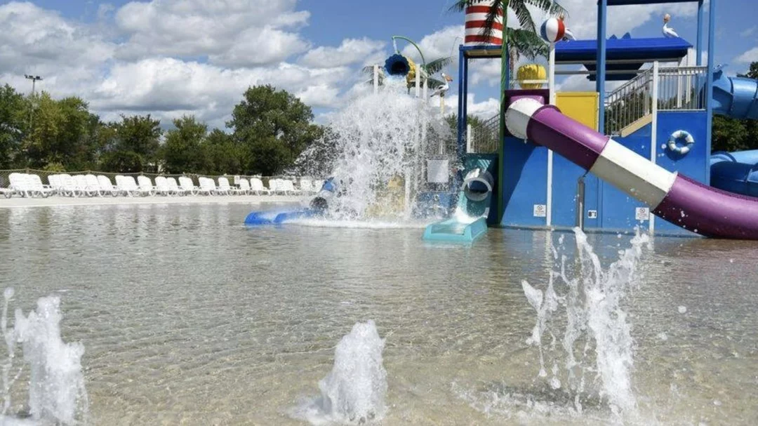 Water park and pool in the Elgin Area. 