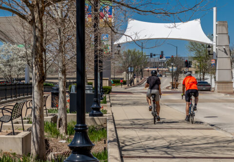 Biking in Elgin