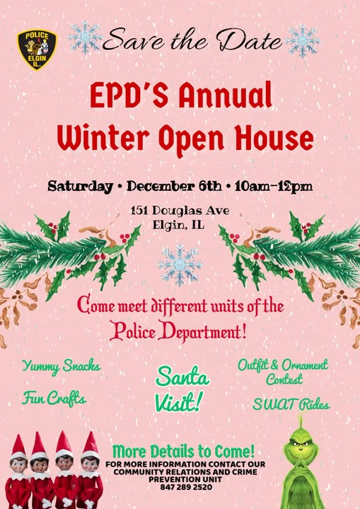 Elgin Police Department Annual Winter Open House